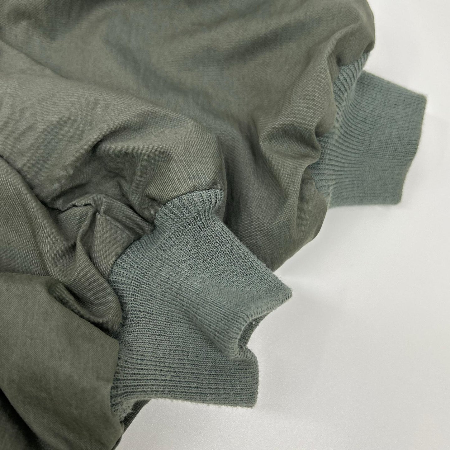 LAD MUSICIAN ラッドミュージシャン 2123-356 カーキ NY OXFORD MA-1 コットン ジップアップブルゾン ジャケット