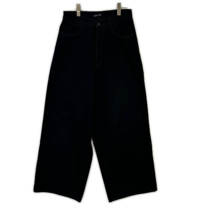 LAD MUSICIAN 拉德音乐家 22AW 黑色 12盎司 DENIM BAGGY 牛仔裤 下装