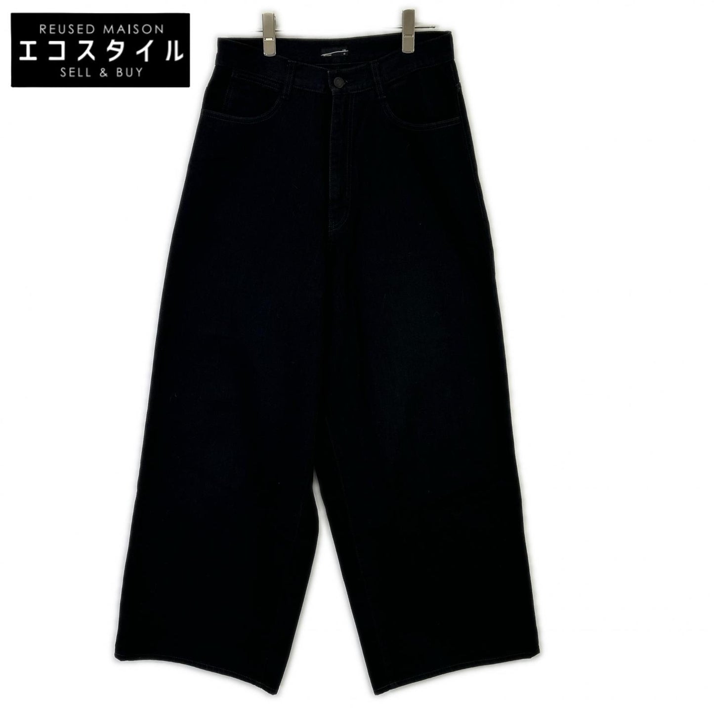 LAD MUSICIAN 拉德音乐家 22AW 黑色 12盎司 DENIM BAGGY 牛仔裤 下装