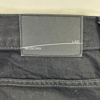 LAD MUSICIAN 拉德音乐家 22AW 黑色 12盎司 DENIM BAGGY 牛仔裤 下装