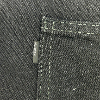 LAD MUSICIAN 拉德音乐家 22AW 黑色 12盎司 DENIM BAGGY 牛仔裤 下装