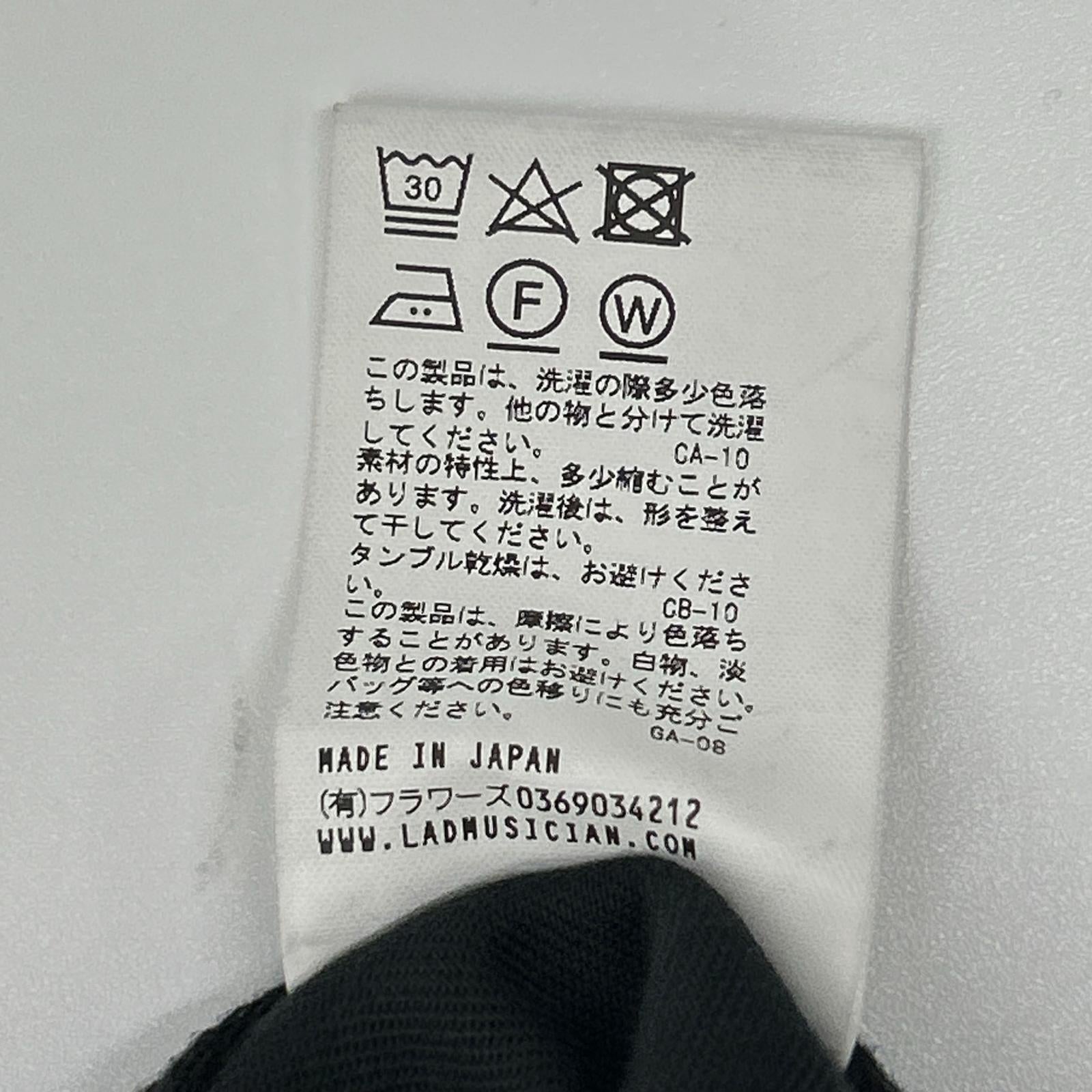 LAD MUSICIAN 拉德音乐家 22AW 黑色 12盎司 DENIM BAGGY 牛仔裤 下装