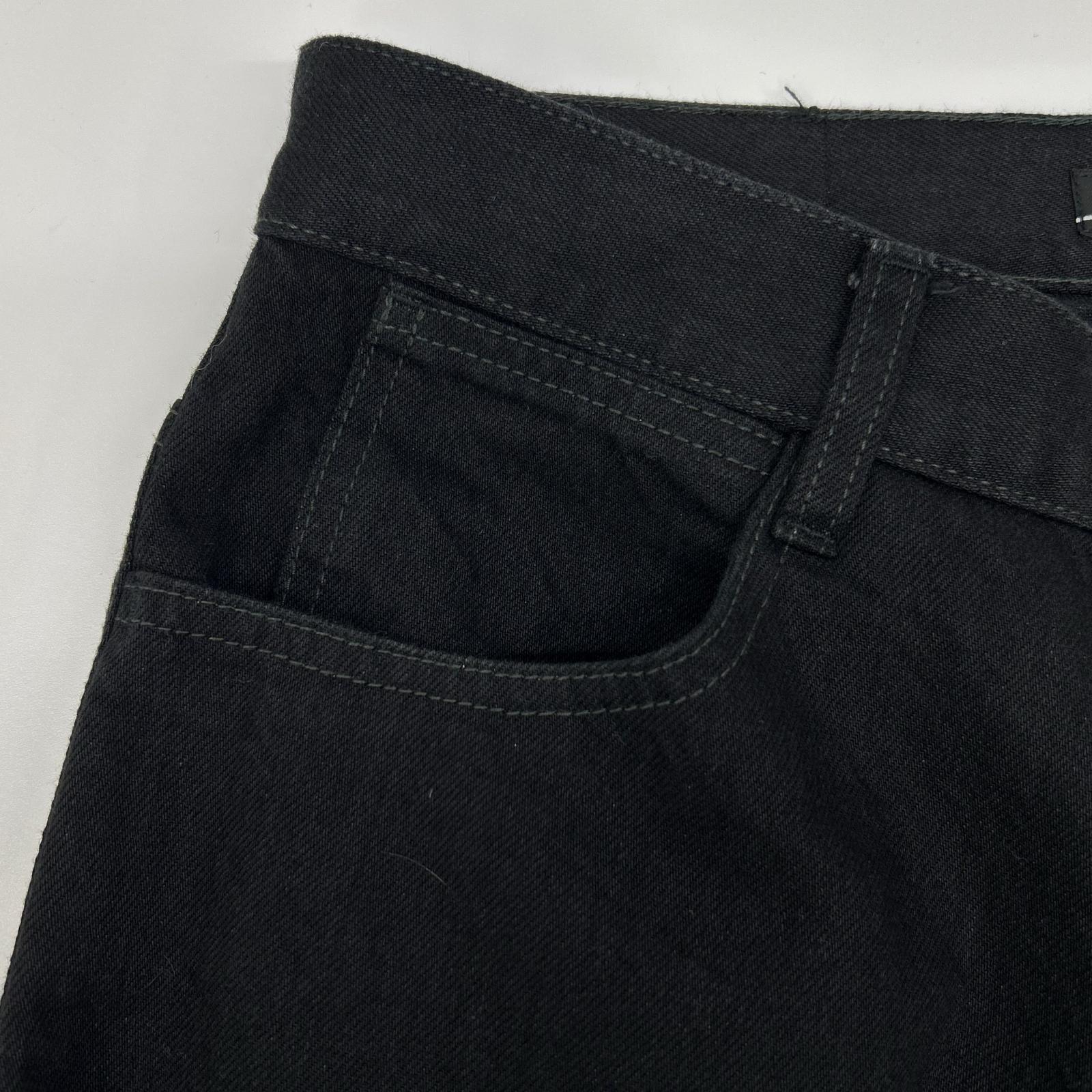 LAD MUSICIAN 拉德音乐家 22AW 黑色 12盎司 DENIM BAGGY 牛仔裤 下装