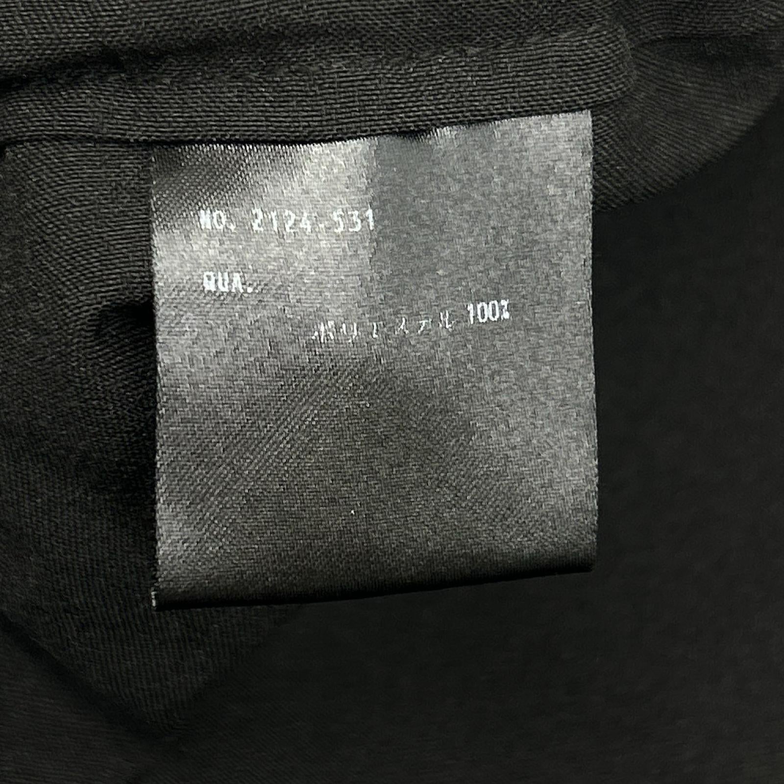 LAD MUSICIAN ラッドミュージシャン 24SS ブラック OVER PANTS ワイドパンツ ボトムス