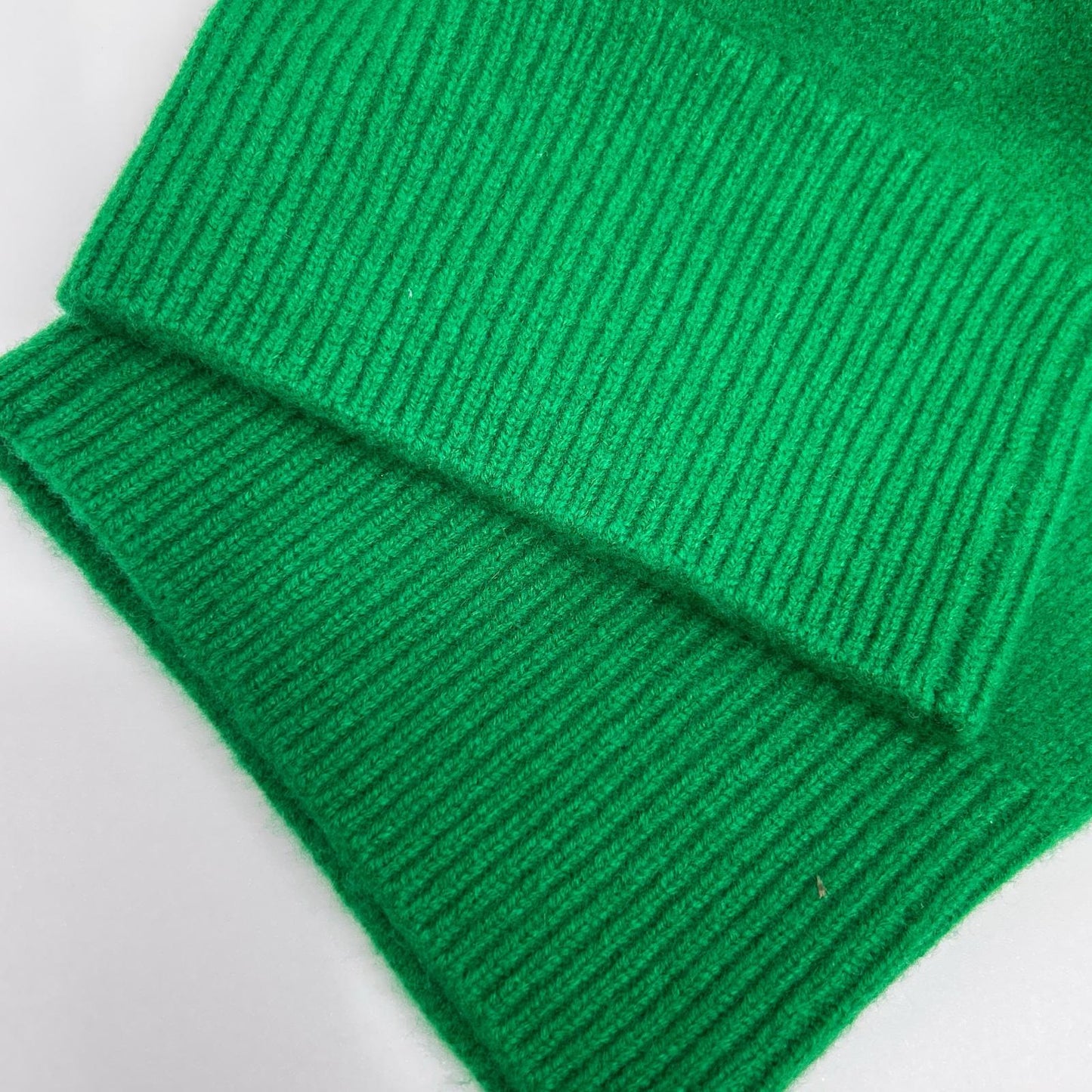 ENFOLD エンフォルド 25AW 300IA271-2511 グリーン ウール KNIT EGG-PANTS/ニットエッグパンツ ボトムス