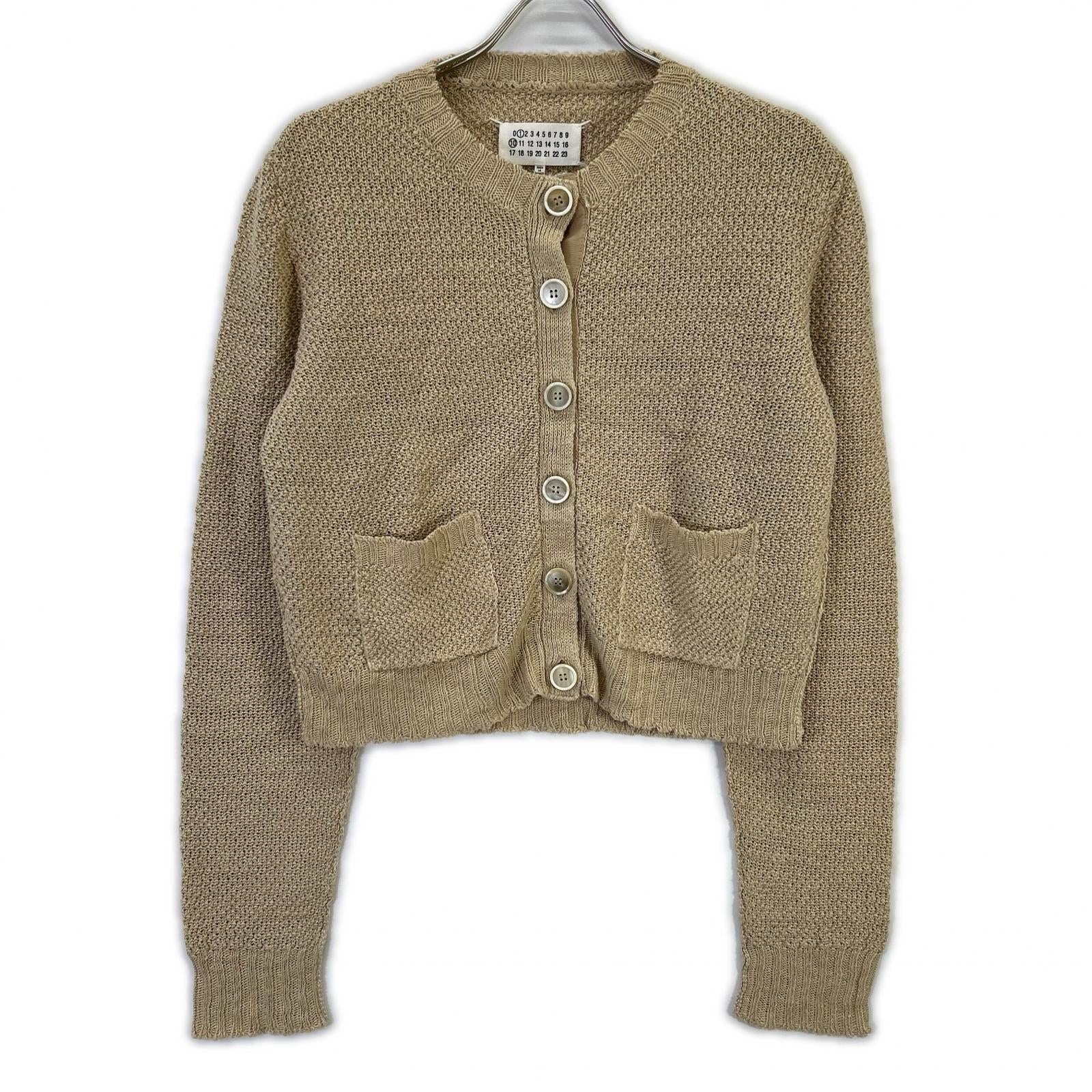 Maison Margiela 马吉拉 23SS S51HP0004 米色 Banana 针织长袖开衫 上衣