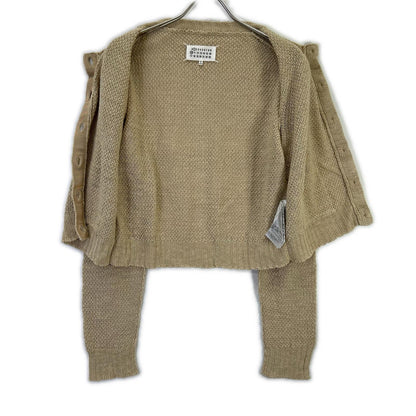 Maison margiela メゾンマルジェラ 23SS S51HP0004 ベージュ Banana Knitted Long-Sleeve Cardigan トップス