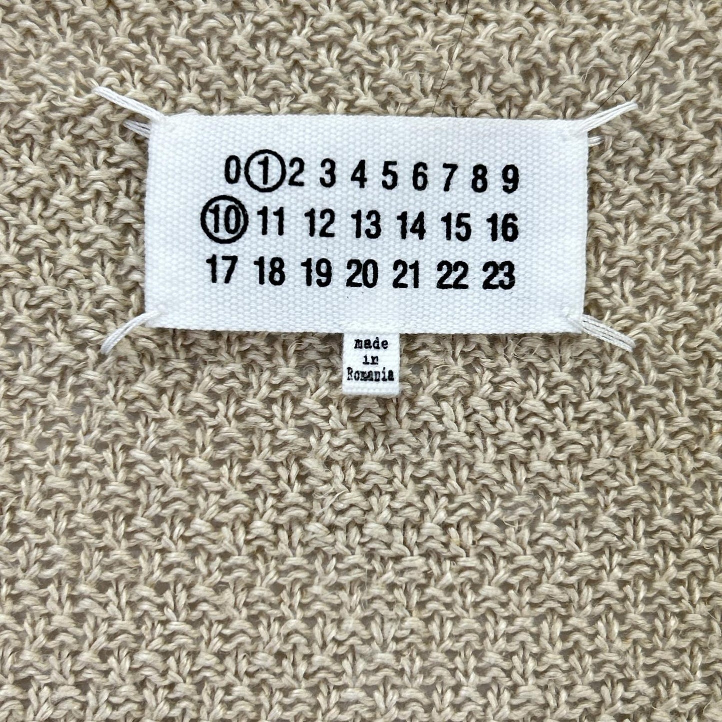 Maison Margiela 马吉拉 23SS S51HP0004 米色 Banana 针织长袖开衫 上衣