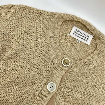 Maison margiela メゾンマルジェラ 23SS S51HP0004 ベージュ Banana Knitted Long-Sleeve Cardigan トップス