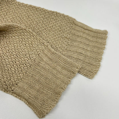 Maison margiela メゾンマルジェラ 23SS S51HP0004 ベージュ Banana Knitted Long-Sleeve Cardigan トップス