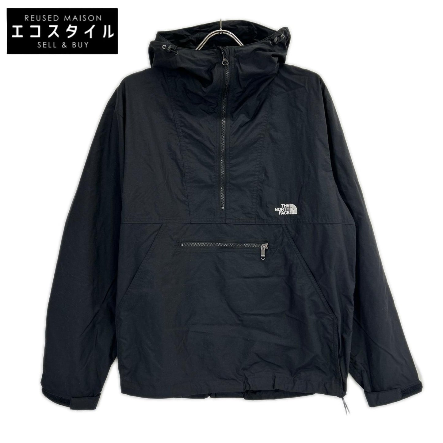 THE NORTH FACE ノースフェイス NP22333 ブラック ナイロン コンパクトアノラック ジャケット