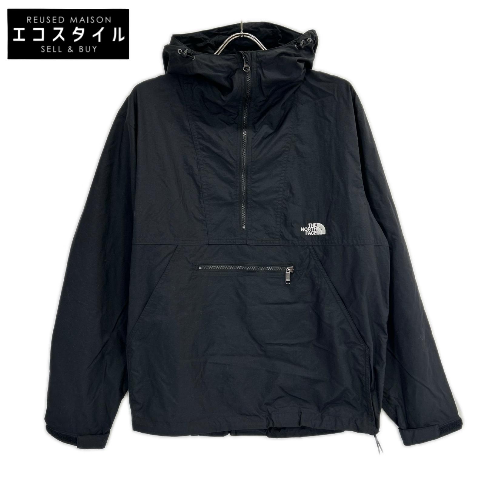 THE NORTH FACE ノースフェイス NP22333 ブラック ナイロン コンパクトアノラック ジャケット