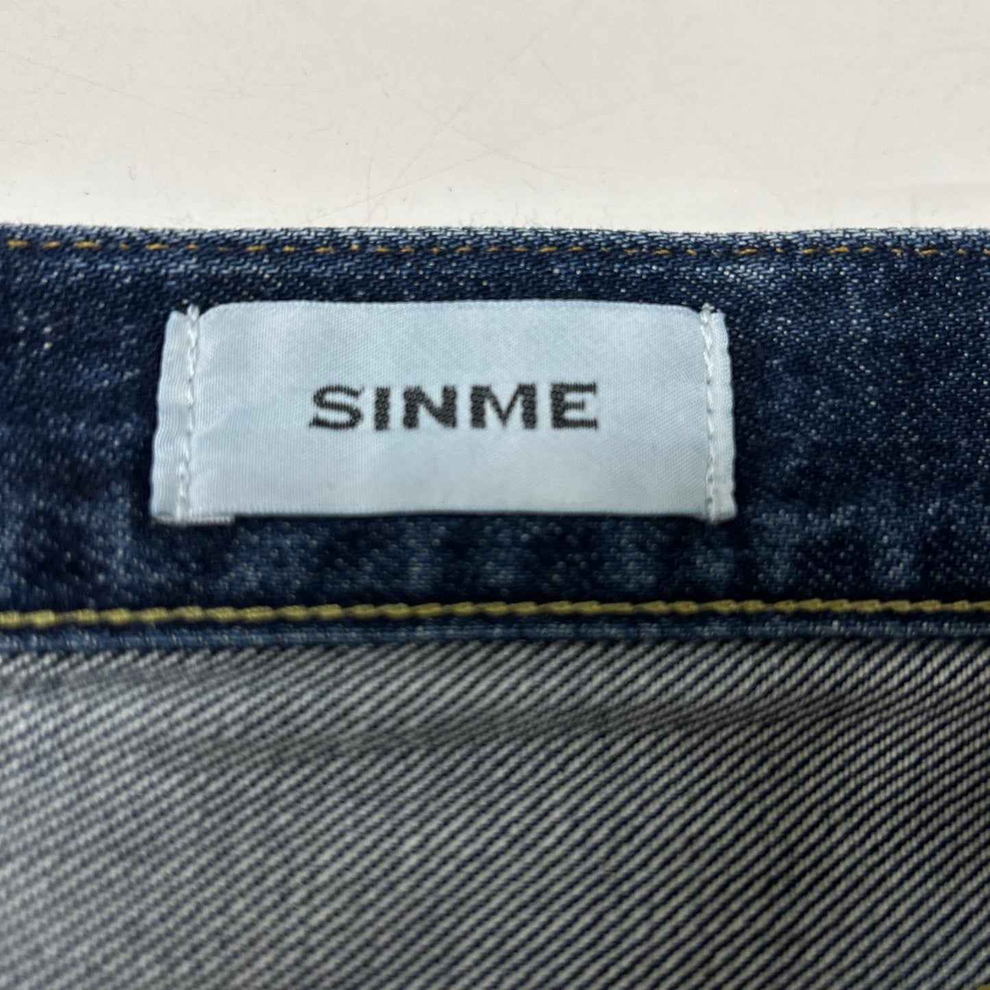 SINME シンメ インディゴ 日本製 セルビッチデニム テーパードデニムパンツ ボトムス