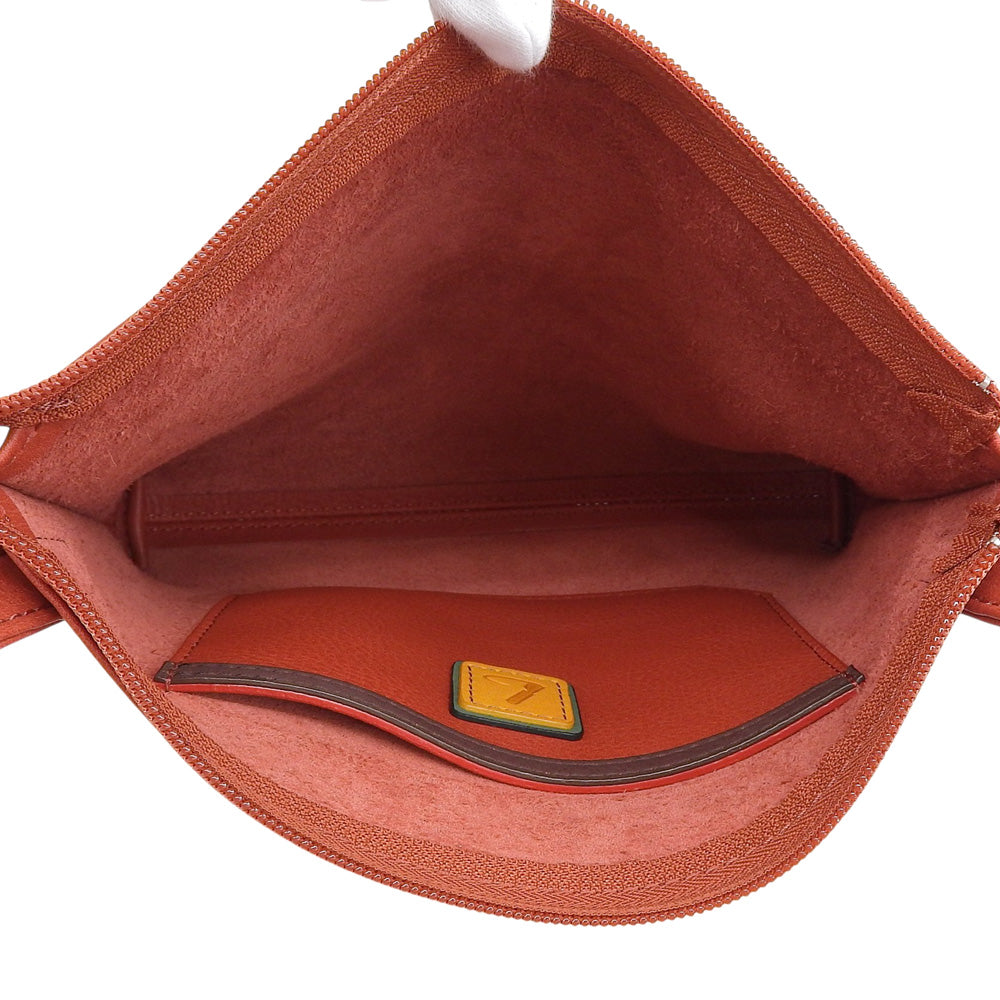 Tsuchiya Kaban Color Diary leather sacoche shoulder bag, excellent condition, women's red, shoulder bag