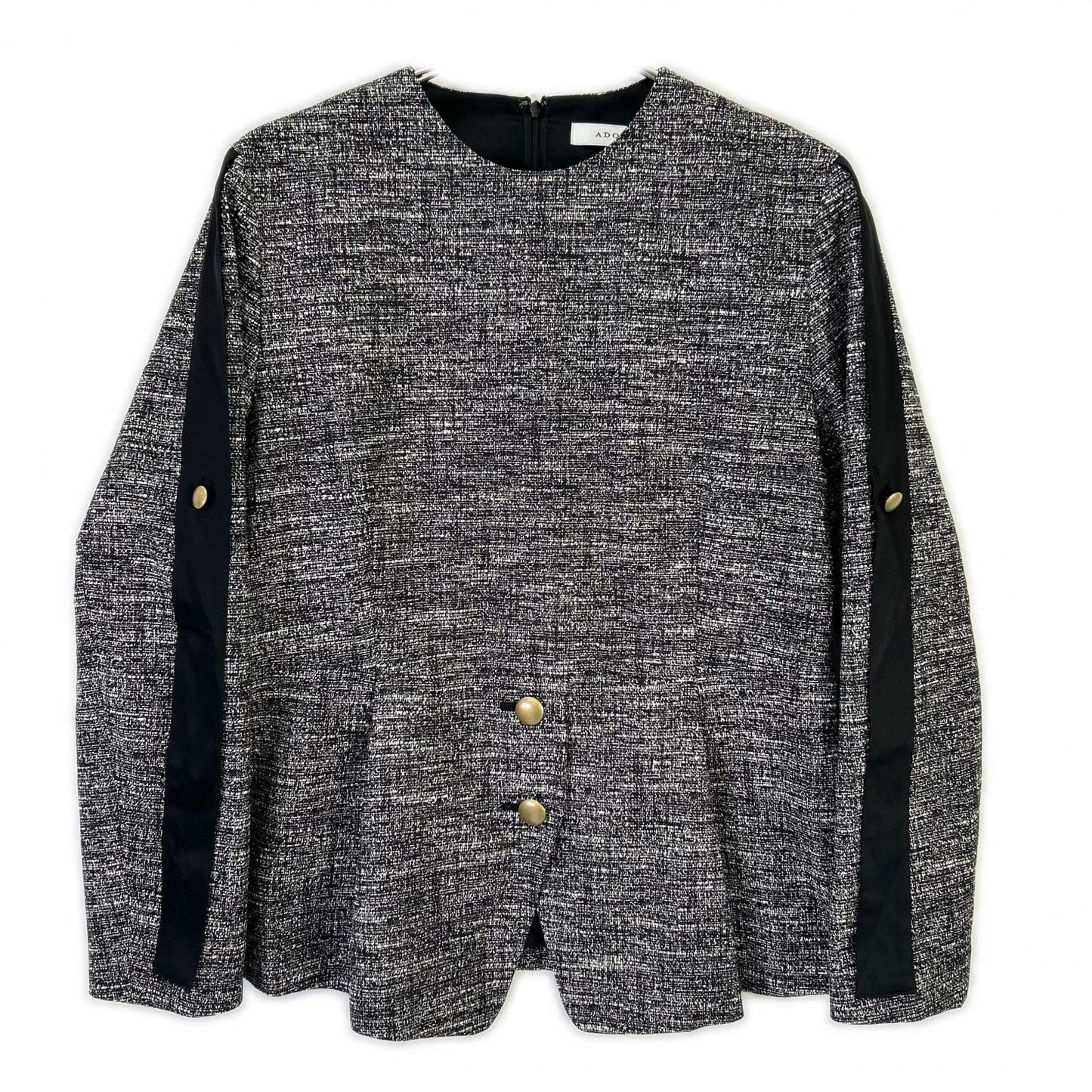 ADORE 阿多蕾 531-5210109 黑色 竹节花呢上衣