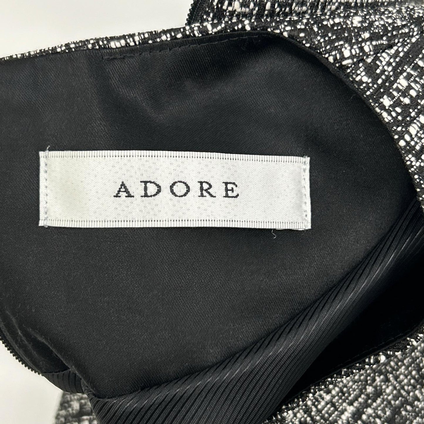 ADORE 阿多蕾 531-5210109 黑色 竹节花呢上衣