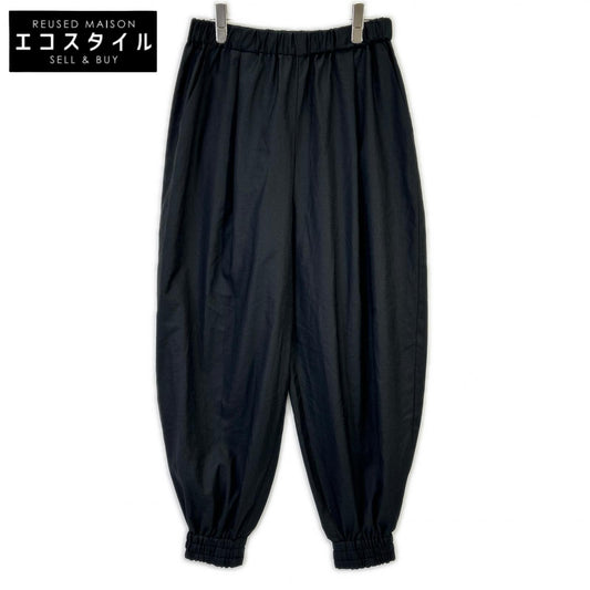 ADORE アドーア 531-5130106 24年製 ブラック ラスターストレッチパンツ ボトムス