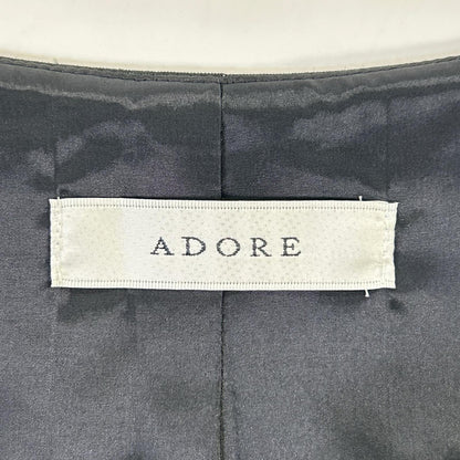 ADORE 阿多丽 531-5160015 24年款 黑色 潜水衣平纹针织上衣