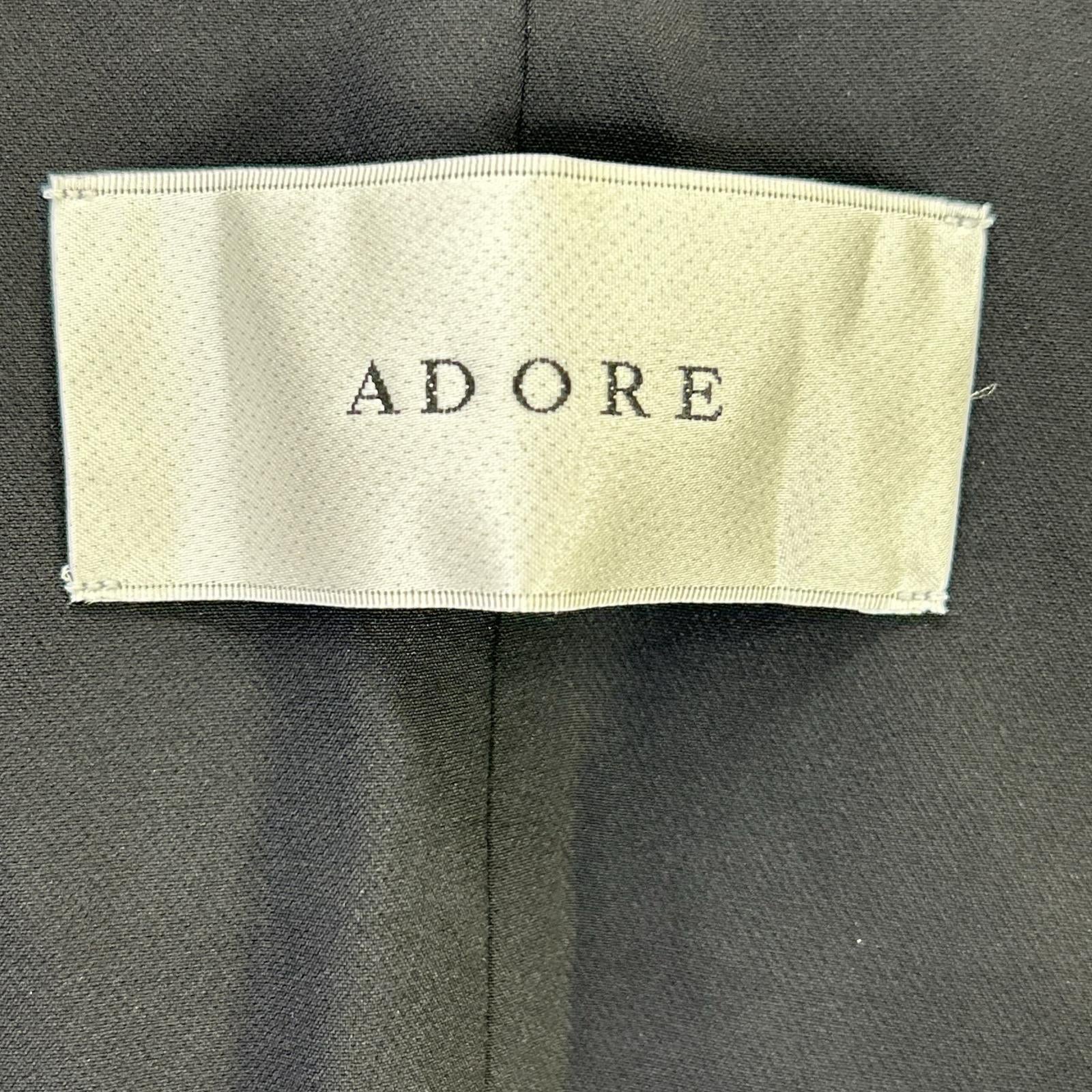 ADORE アドーア 531-3150304 ブラック ナイロン2WAYジャケット ジャケット