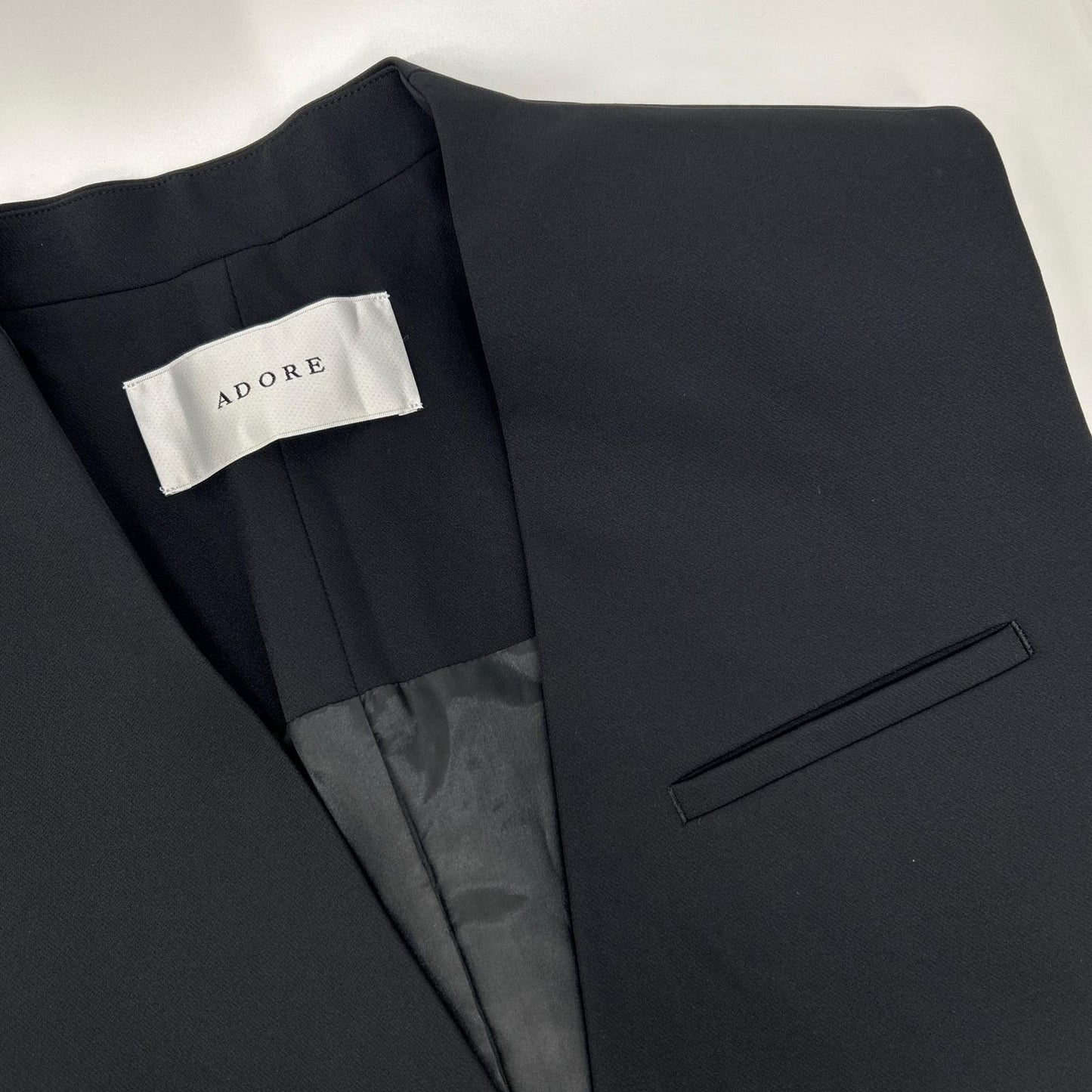 ADORE アドーア 531-3150304 ブラック ナイロン2WAYジャケット ジャケット