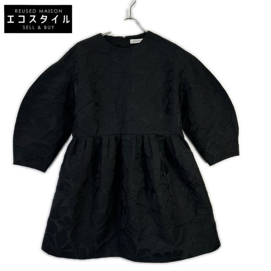 ADORE アドーア 531-2240122 ブラック フラワーエンブロイダリータックブラウス トップス