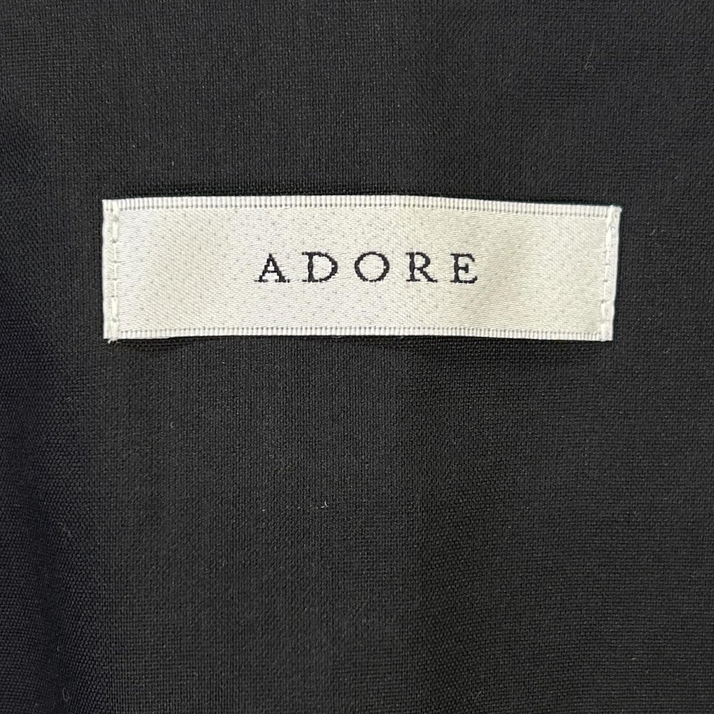 ADORE 阿多蕾 531-2210701 黑色 真丝大蝴蝶结衬衫 上衣