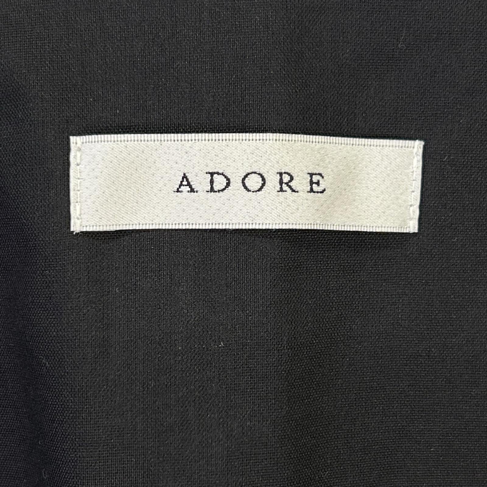 ADORE 阿多蕾 531-2210701 黑色 真丝大蝴蝶结衬衫 上衣