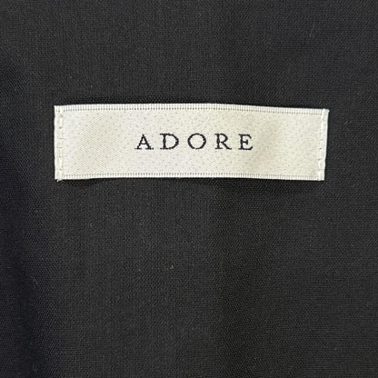 ADORE 阿多蕾 531-2210701 黑色 真丝大蝴蝶结衬衫 上衣