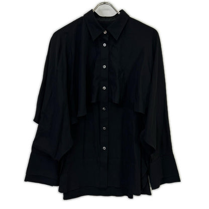 ADORE 531-1110326 Black 100% Silk Pure Light Silk Blouse Top