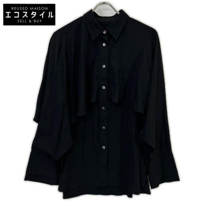 ADORE 531-1110326 Black 100% Silk Pure Light Silk Blouse Top