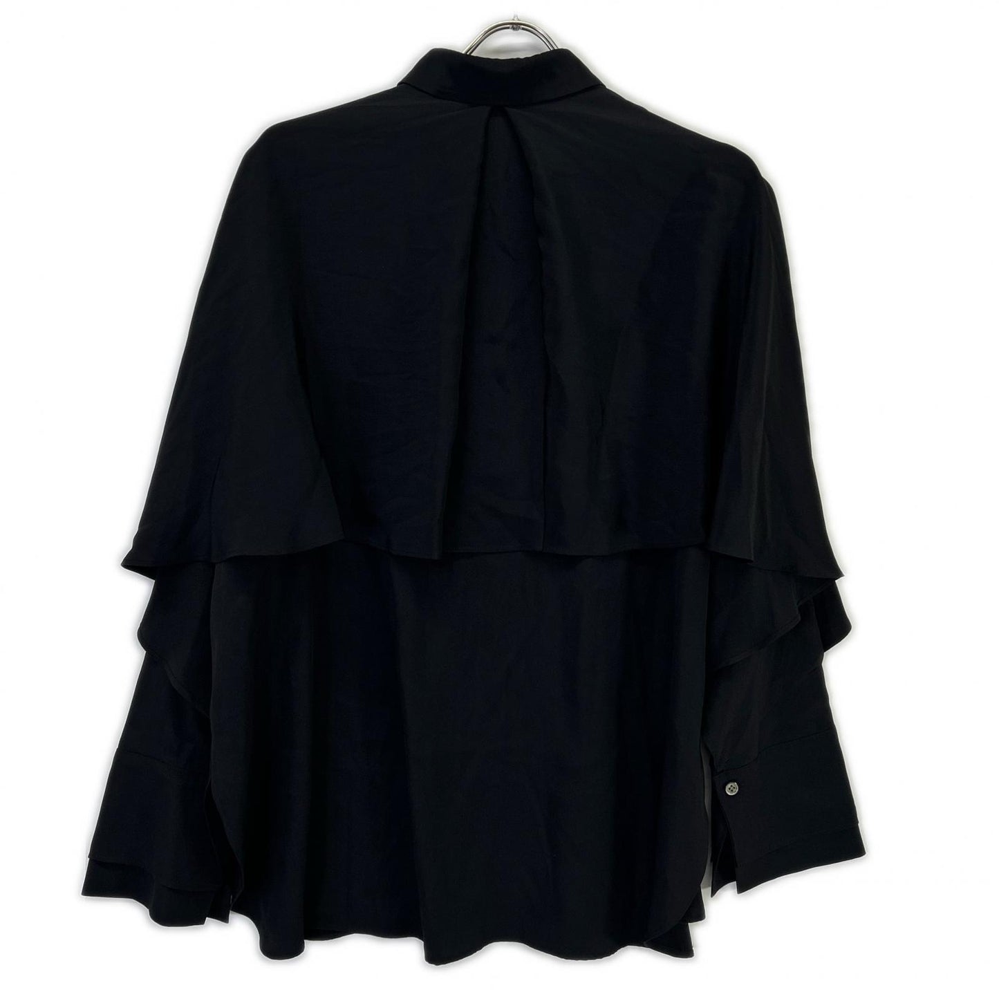 ADORE 531-1110326 Black 100% Silk Pure Light Silk Blouse Top