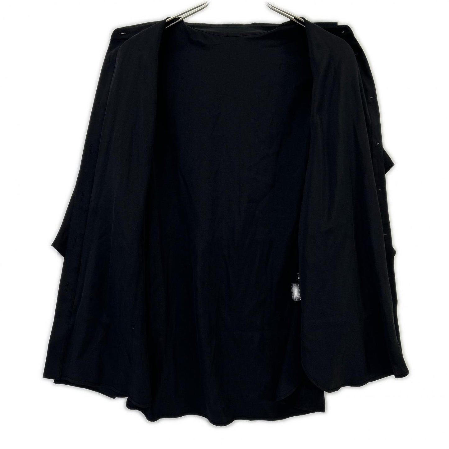 ADORE 531-1110326 Black 100% Silk Pure Light Silk Blouse Top