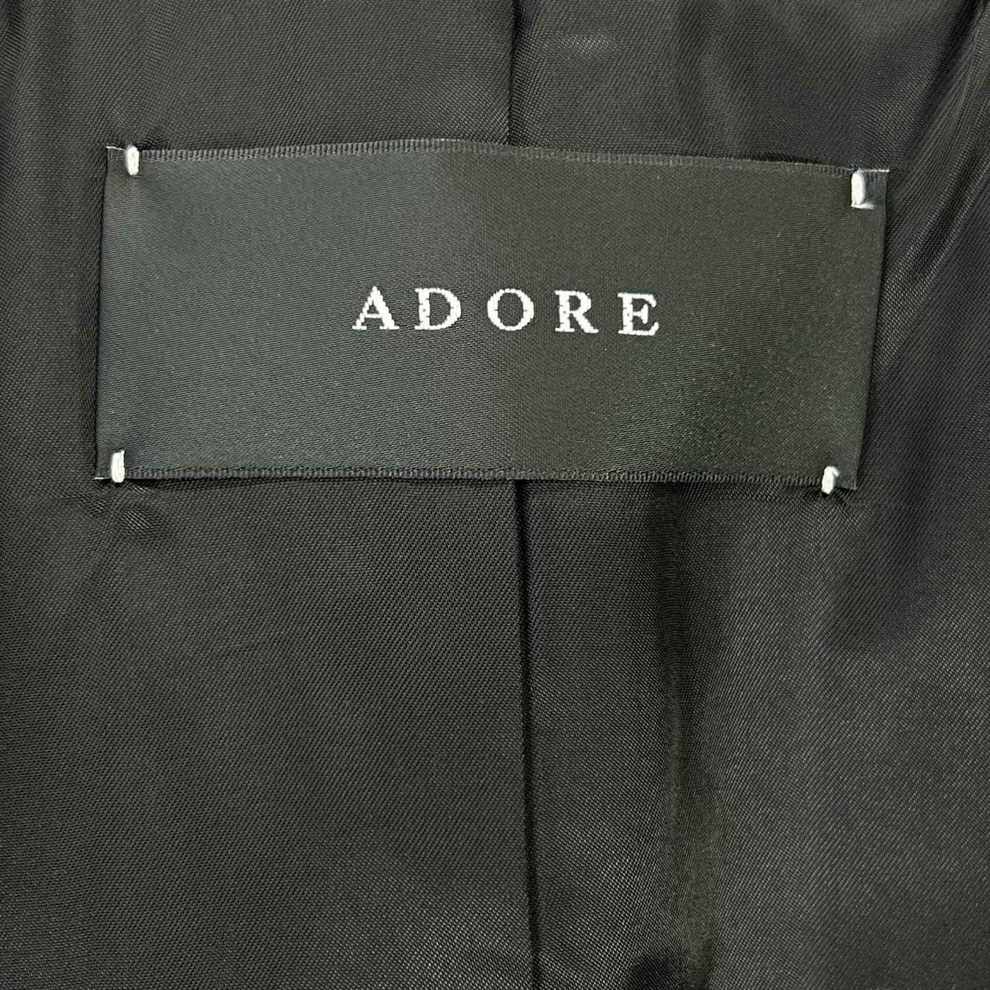 ADORE アドーア 【BLACK LABEL】531-0250945 ブラック ドライウールジャケット ジャケット