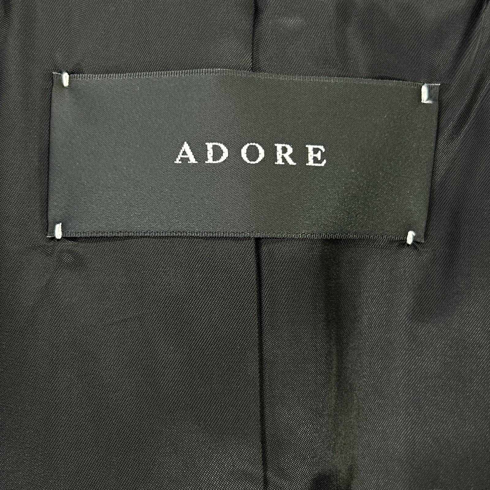 ADORE アドーア 【BLACK LABEL】531-0250945 ブラック ドライウールジャケット ジャケット