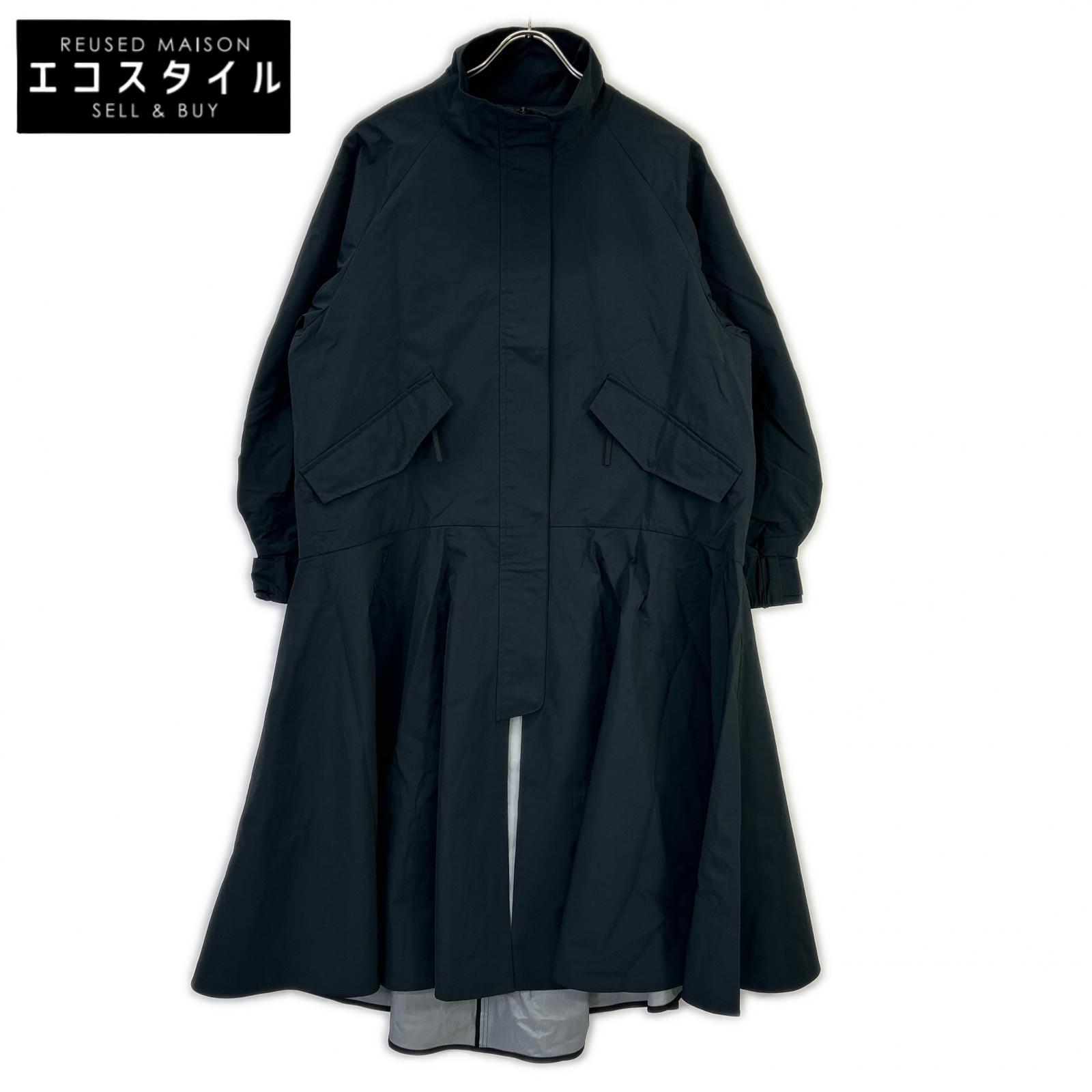 LE PHIL 534-6150108 2025 Black Bonded Stand Collar Jacket