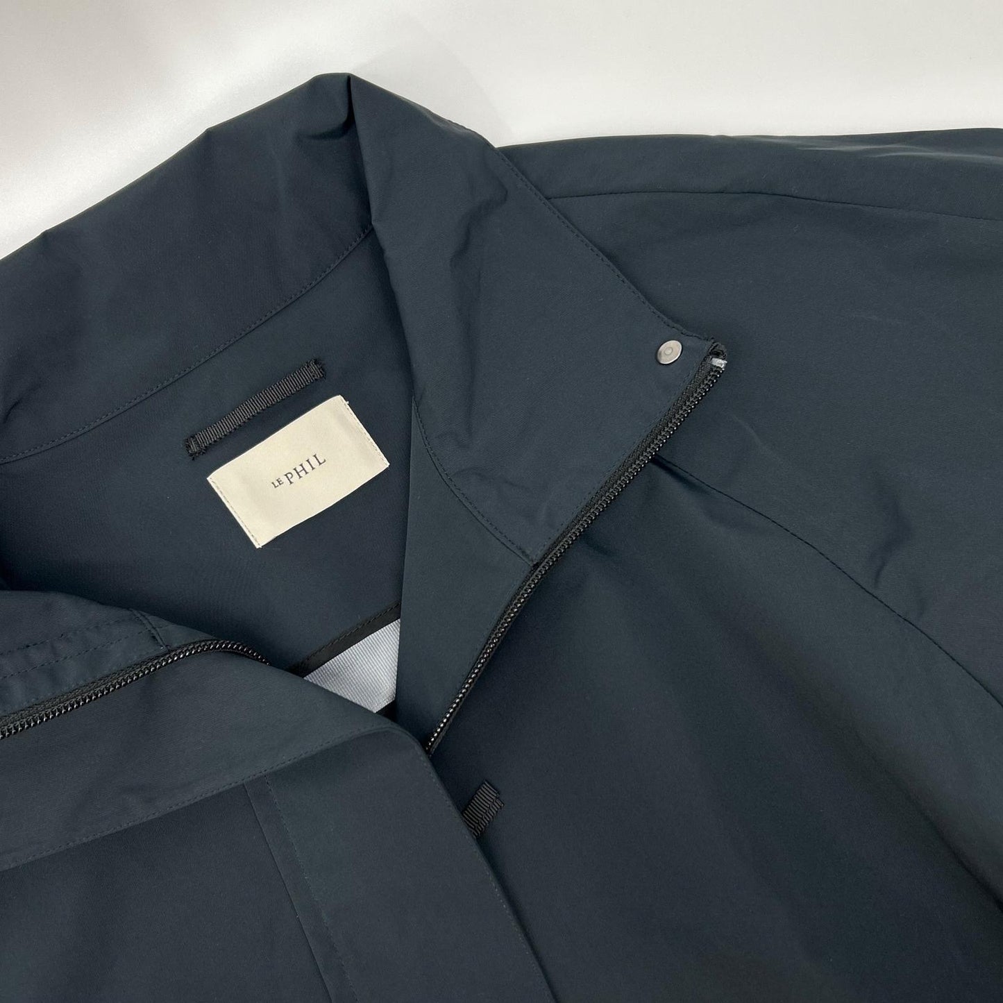 LE PHIL 534-6150108 2025 Black Bonded Stand Collar Jacket