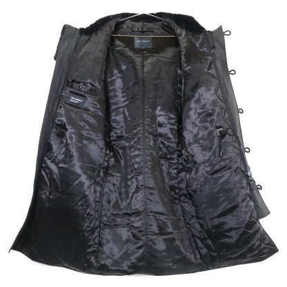1piu1uguale3 ウノピゥウノウグァーレトレ ｘ干場義雅【美品】MRC117 BLACK MILITARY N-3B モッズ コート