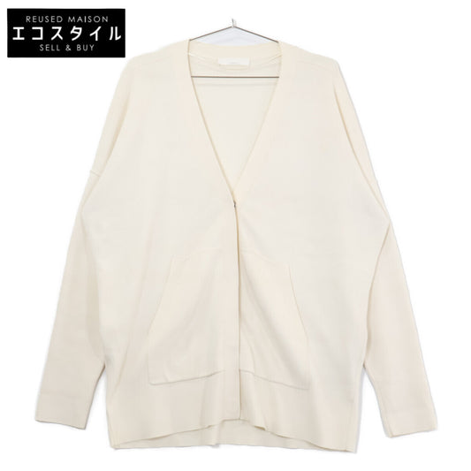 BOSS ボス アイボリー レーヨンニット ニットカーディガン トップス