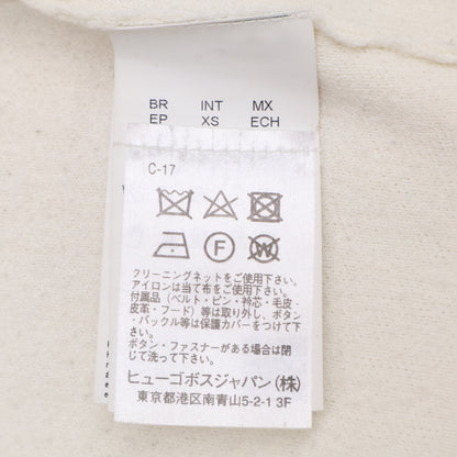 BOSS ボス アイボリー レーヨンニット ニットカーディガン トップス