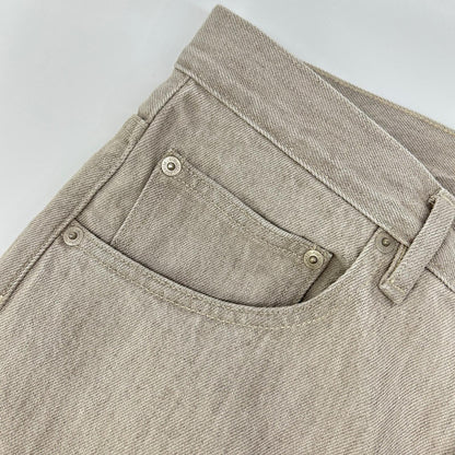 AURALEE オーラリー 26SS A26SP02BD グレー FADED HARD TWIST BROWN DENIM WIDE PANTS ボトムス