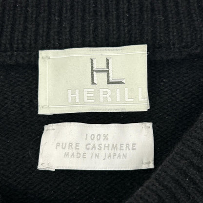 HERILL ヘリル 25AW 25-080-HL-8090-30 ブラック Golden Cash Twist Pullover トップス