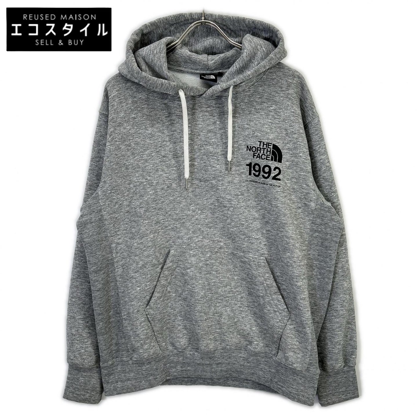 THE NORTH FACE ノースフェイス NT62234 ミックスグレー 30 NUPTSE SWEAT HOODIE スウェットフーディ トップス