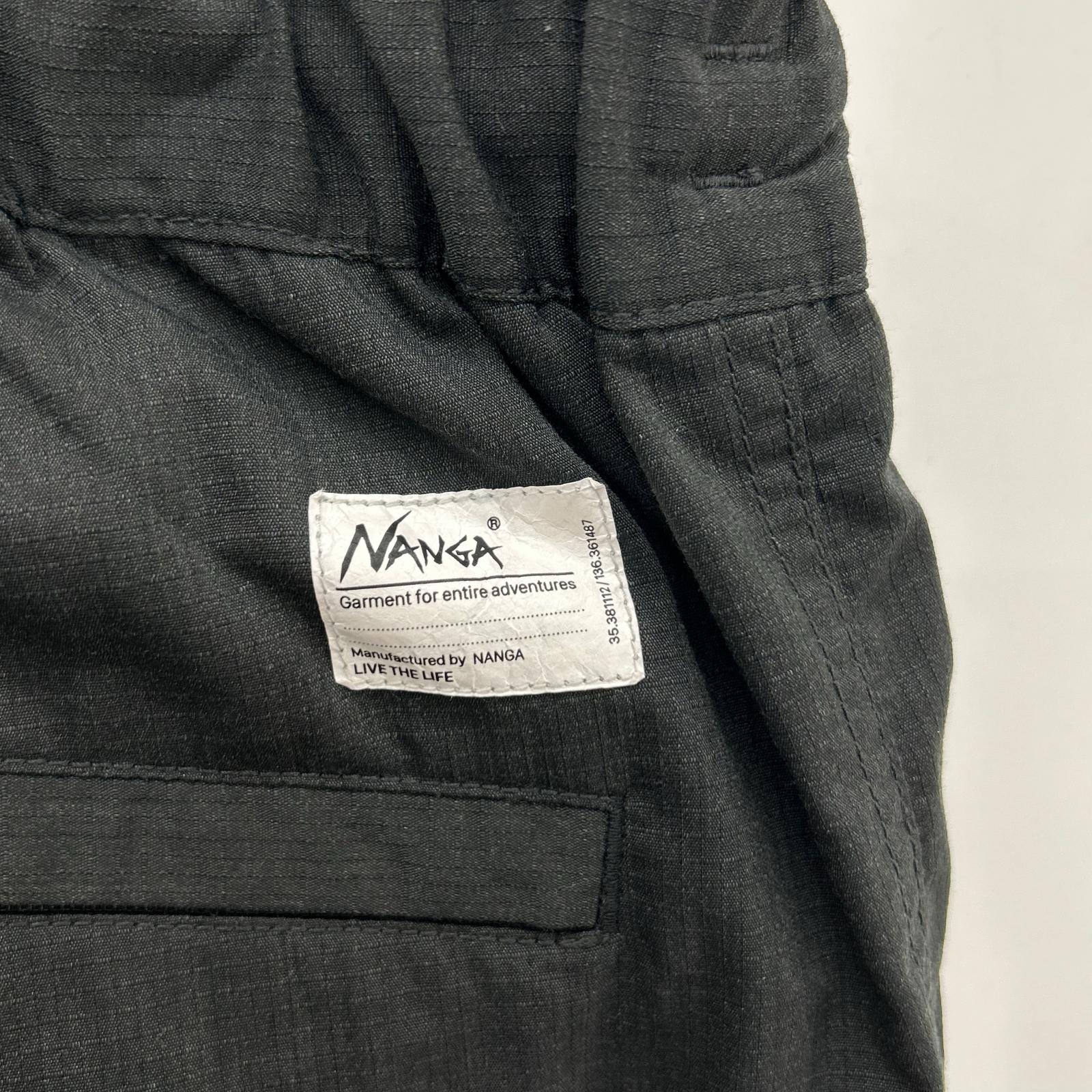 NANGA Nanga ND2441-1I303-A black HINOC RIPSTOP DOWN PANTS Hinoc ripstop down pants bottoms