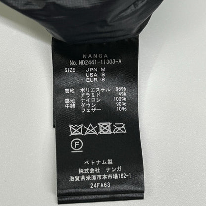 NANGA Nanga ND2441-1I303-A black HINOC RIPSTOP DOWN PANTS Hinoc ripstop down pants bottoms