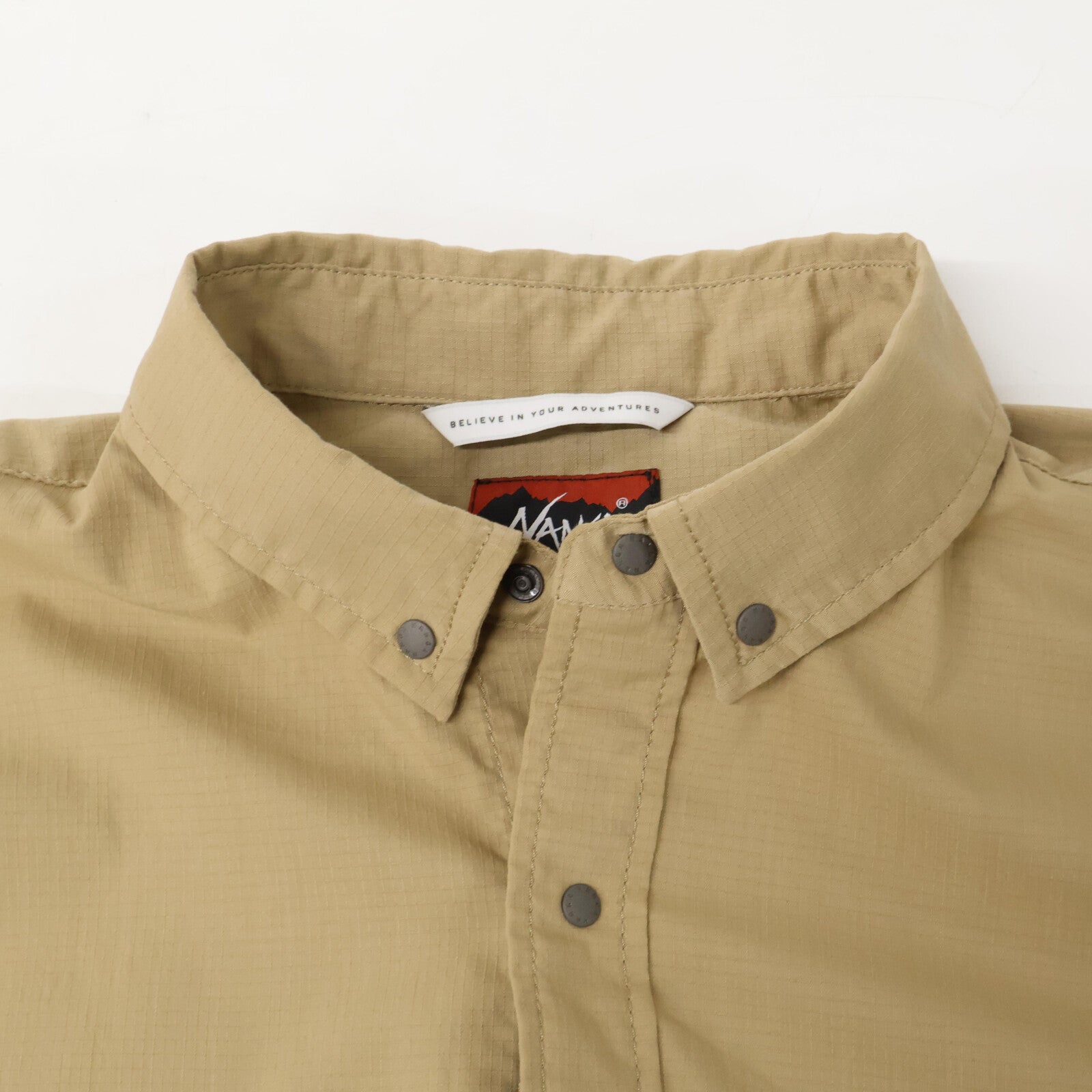 NANGA ナンガ NM2421-1H207-A ベージュ HINOC RIPSTOP CAMP SHIRT ヒノック リップストップ キャンプシャツ トップス