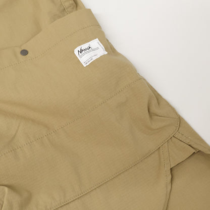NANGA ナンガ NM2421-1H207-A ベージュ HINOC RIPSTOP CAMP SHIRT ヒノック リップストップ キャンプシャツ トップス
