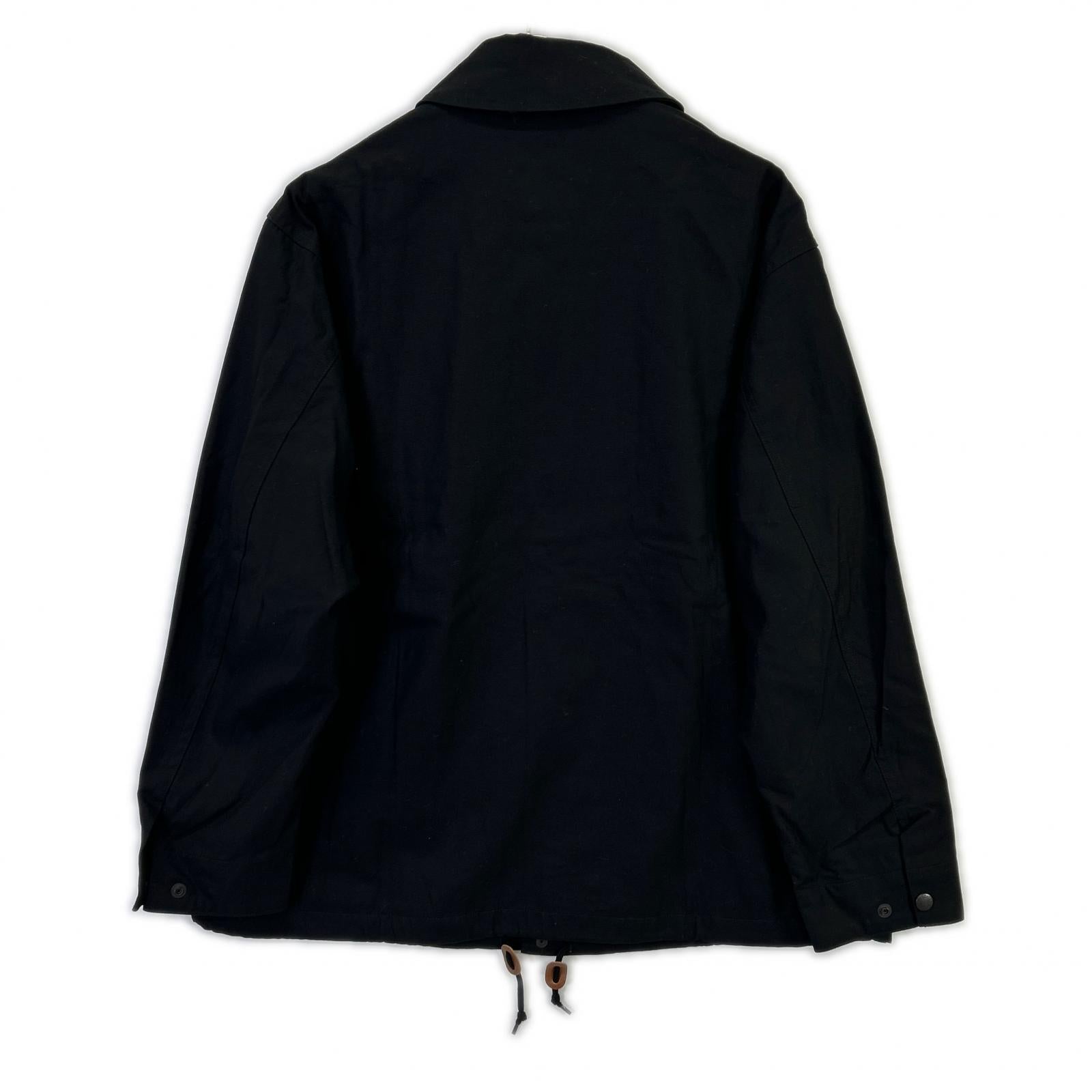 GOHEMP ゴーヘンプ GHJ6169BSN ブラック VALLEY JACKET ワッペン付きコーチジャケット ジャケット
