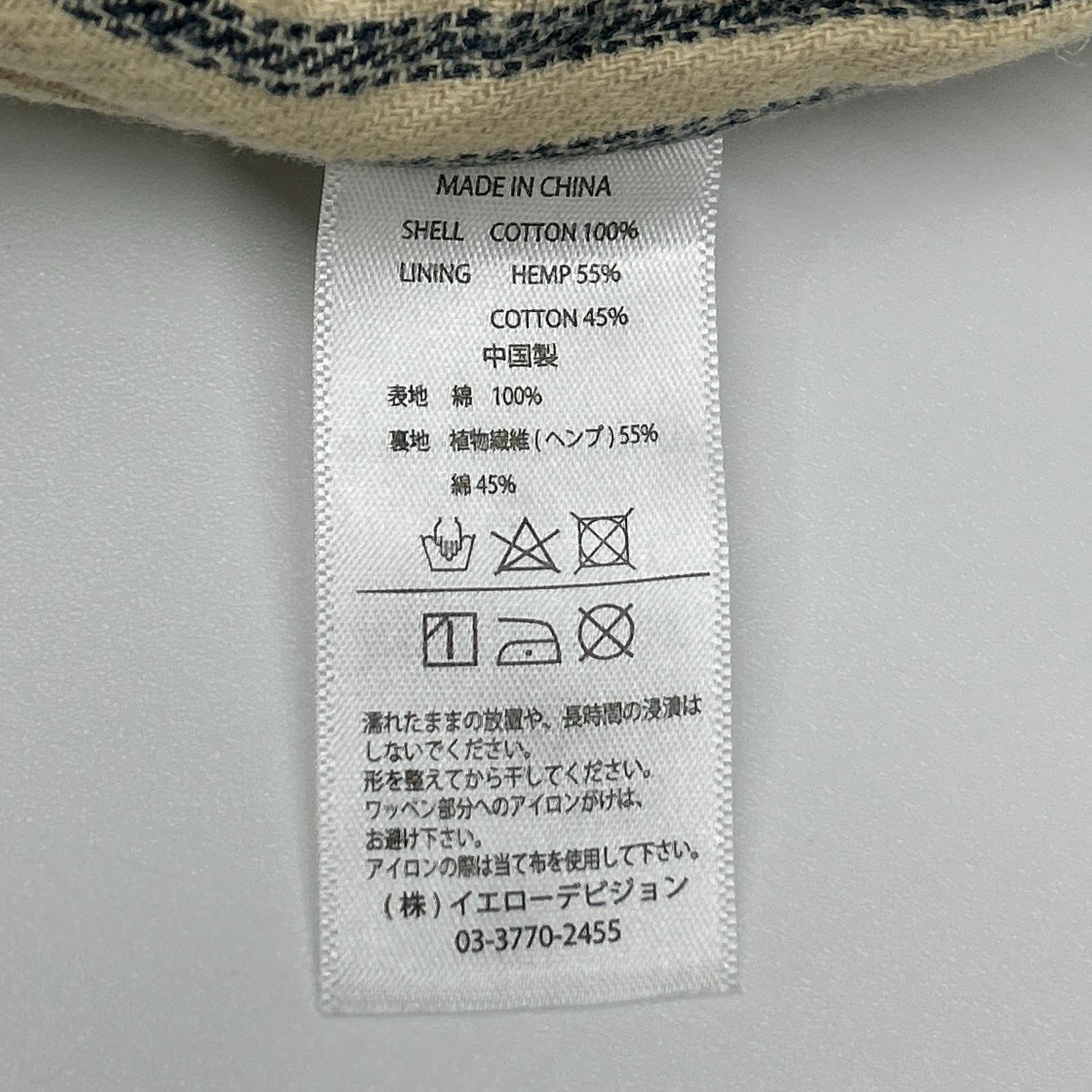 GOHEMP ゴーヘンプ GHJ6169BSN ブラック VALLEY JACKET ワッペン付きコーチジャケット ジャケット