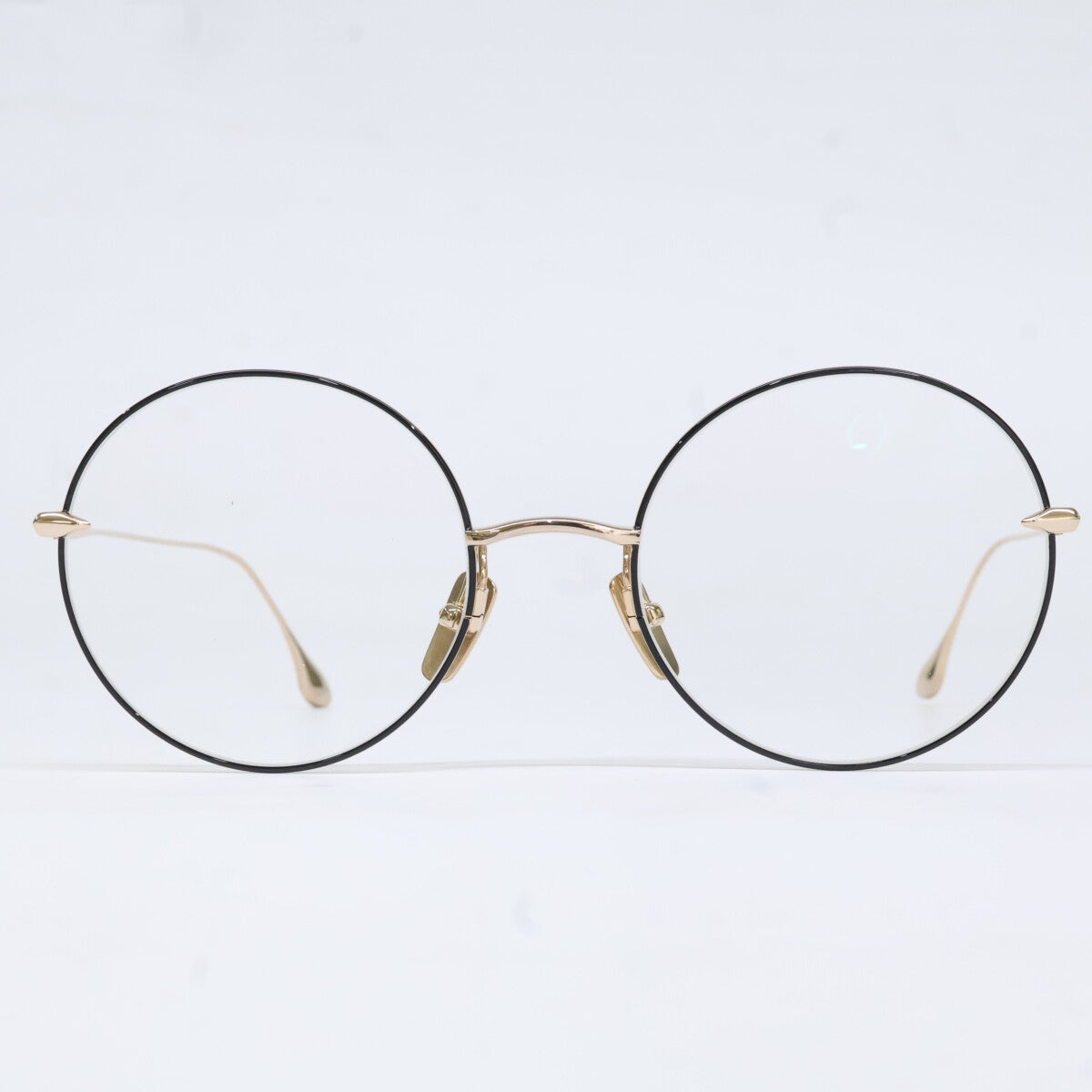 DITA ディータ 【美品】DTX506-52-03 BELIEVER BLK-GLD ラウンドシェイプ メガネフレーム 眼鏡