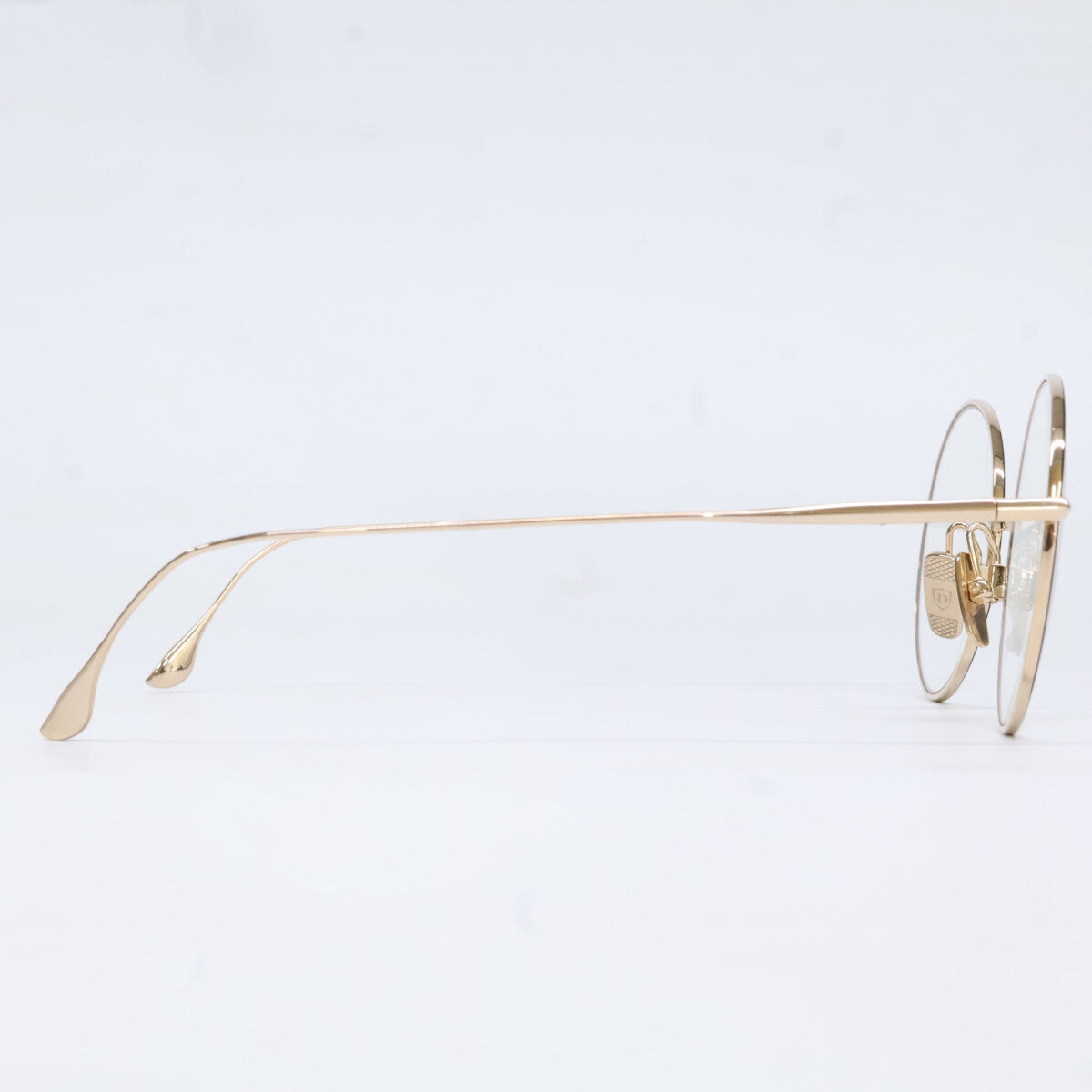 DITA ディータ 【美品】DTX506-52-03 BELIEVER BLK-GLD ラウンドシェイプ メガネフレーム 眼鏡